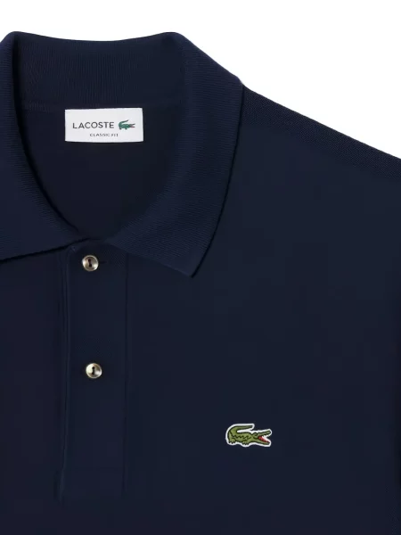 Polo Lacoste scurt albastru