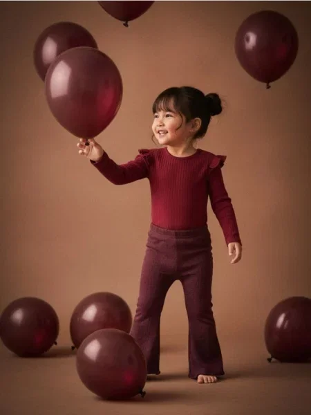 Sinsay Body s volánovým prvkem burgundy
