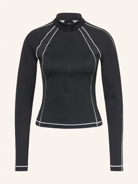 Under Armour Běžecké Tričko Ua Coldgear Textured černá bílá