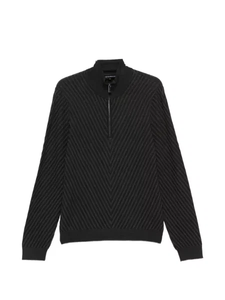 Pulover Emporio Armani gri