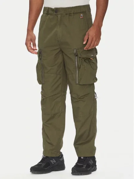 Parajumpers Medžiaginės kelnės Baste žalia