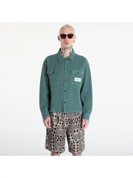 Cămașă Brain Dead Waffle Button Front Shirt Pin L