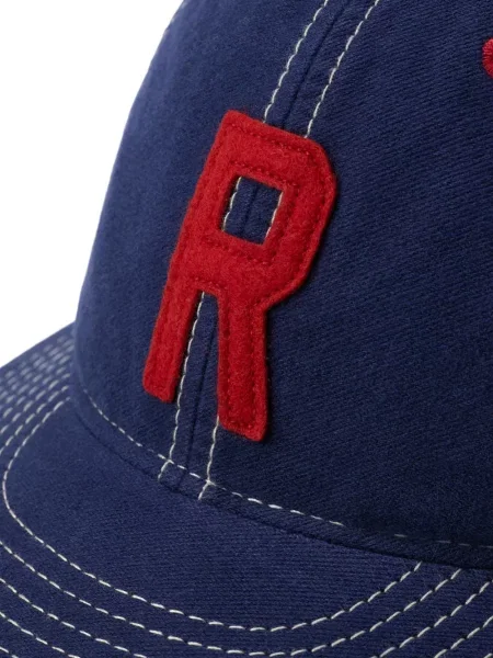 Czapka z daszkiem Polo Ralph Lauren w kratkę z twillu biznesowa niebieska