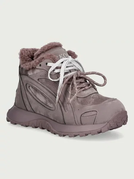 Koi Footwear Fluffy Platform Trainers sneakers pentru femei violet
