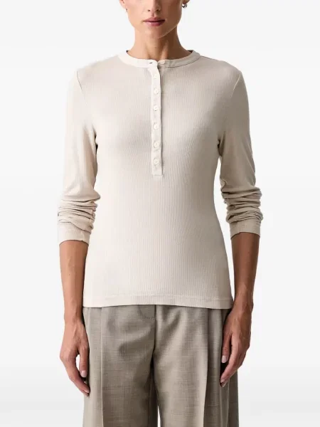 Lung tricou polo Marc O'polo tricotate