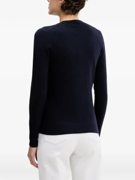Cardigan Sisley tricotate albastru