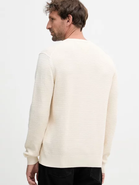 Tommy Hilfiger sweter z dzianiny Mężczyźni M beżowy
