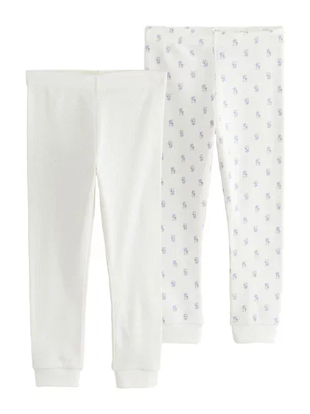 Next Leggings albastru deschis / mov liliachiu alb