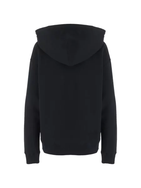 Hanorac cu glugă Jil Sander cu imagine albastru
