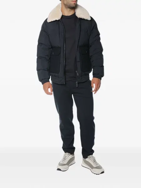 Geacă cu puf Armani Exchange albastru