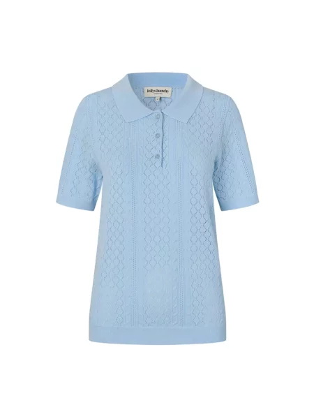 Koszulka polo Lollys Laundry niebieska