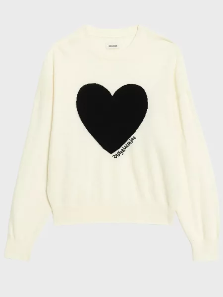 Шерстяной свитер Zadig&voltaire белый