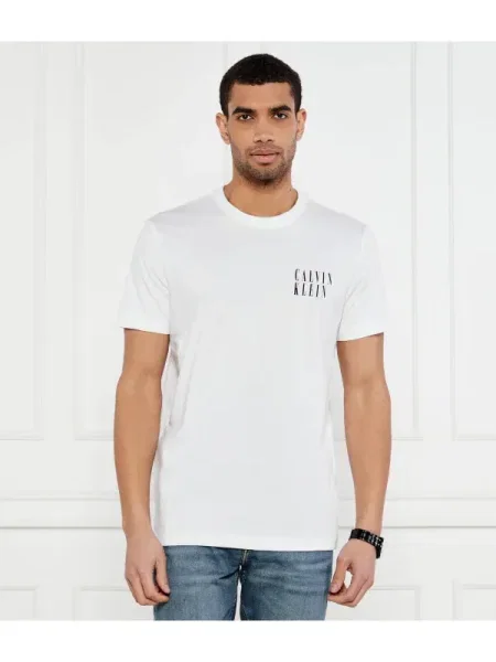 Calvin Klein Jeans Póló OMBRE | Regular Fit fehér