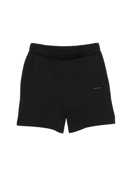 Dzianinowe krótkie szorty Calvin Klein czarne