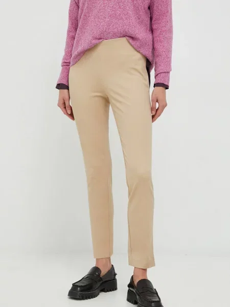 Hlače Lauren Ralph Lauren bež