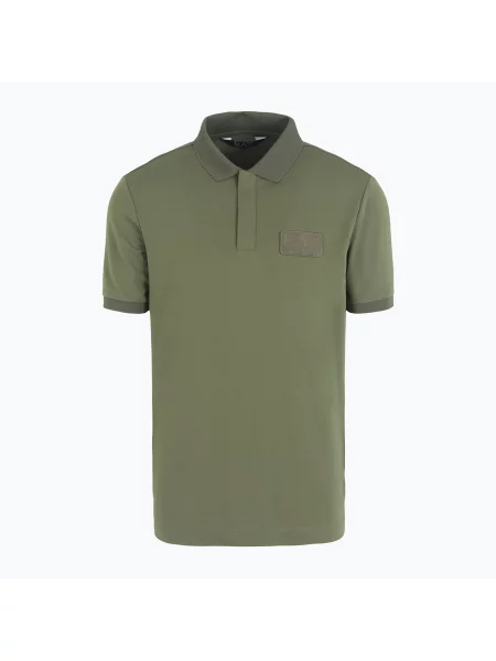 Férfi Emporio Armani Train Lux Polo Modal póló Modal beetlee T-shirt Train Lux Polo Modal zöld