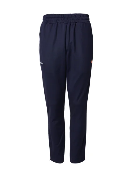 ELLESSE Pantaloni CAMPERANO bleumarin / portocaliu / roșu alb