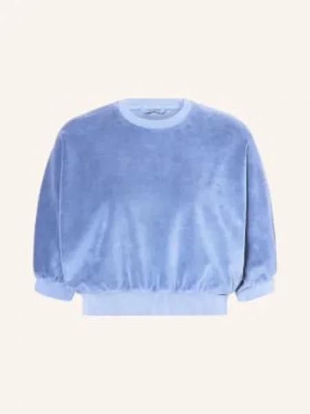 Herrlicher Koszulka Nickishirt Pauli Z Rękawem blau niebieska