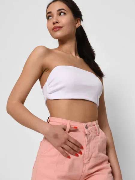 Топ Carica белый