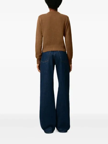 Cardigan Ami Paris de lână maro