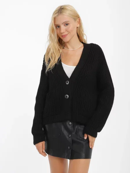 Кардиган Sewel вовна/акрил чорний