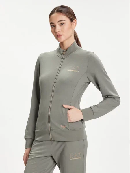 Свитшот Ea7 Emporio Armani зеленый