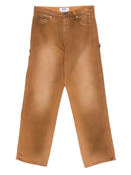 Kalhoty Msgm hnědé