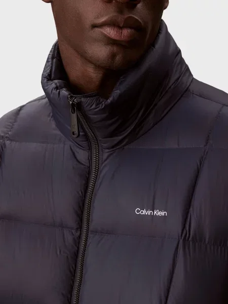 Стьобаний пуховик Calvin Klein синій