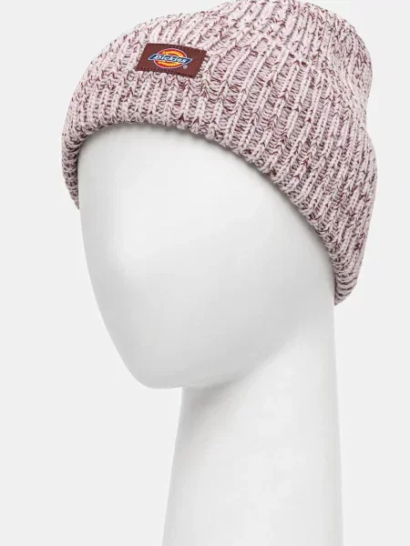 Шапка Dickies Lewistown Beanie з товстого трикотажу коричневий