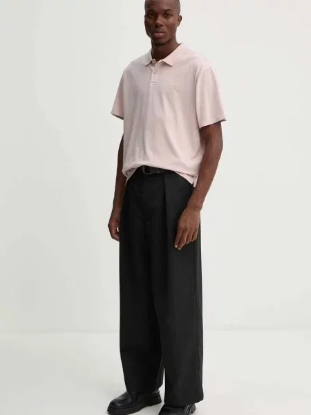 Levi's μπλουζάκι πόλο ροζ