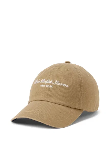 Șapcă Polo Ralph Lauren din țesătură twill cu autograf în carouri negru