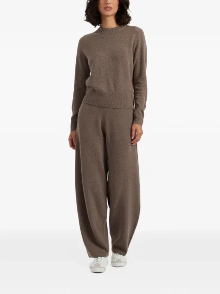Pantaloni Chinti & Parker tricotate maro