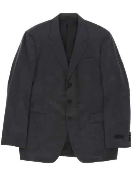 Vlněné sako Prada Pre-owned šedé