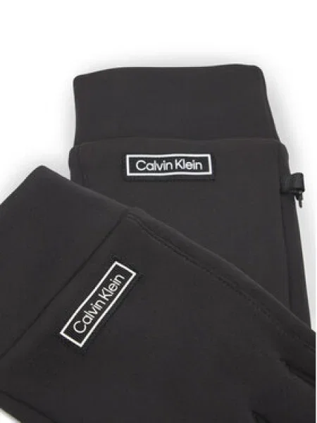 Pánske rukavice Calvin Klein Tech čierna