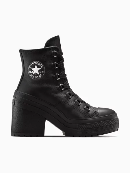 Високи кецове Converse Chuck 70 De Luxe Heel с дебел черно