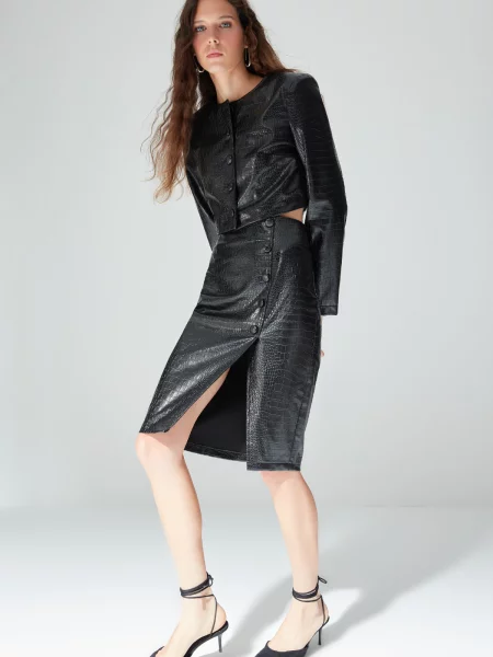 Fustă Trendyol negru