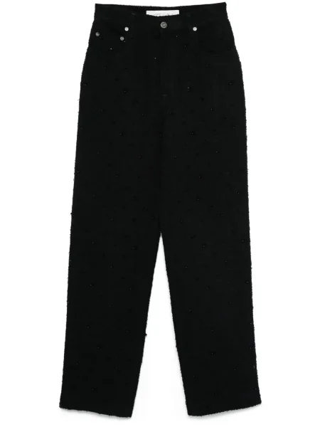 Pantaloni Golden Goose de cristal negru
