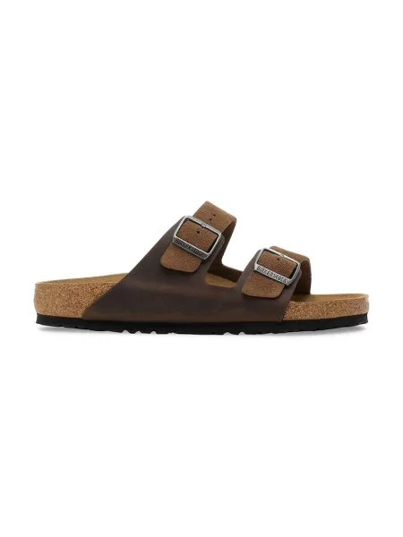 Natikači iz semiša Birkenstock Arizona rjava