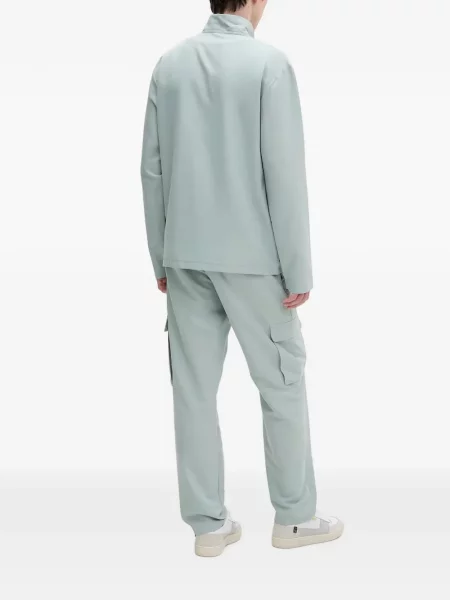 Ριγέ τρέξιμο μπουφάν Adidas με αυτόγραφο καφέ