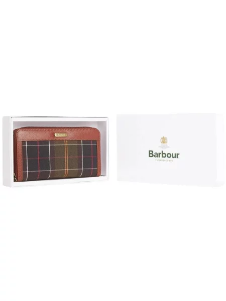 Barbour Portofel Daphne Tartan Purse maro