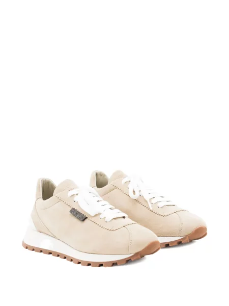 Sneakerși Brunello Cucinelli din piele de căprioară