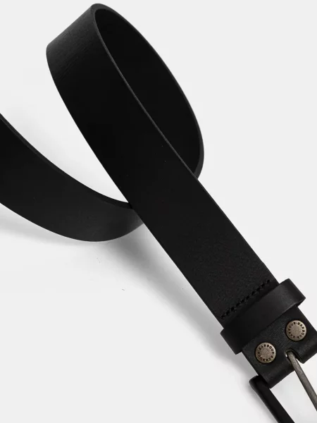 Barbour curea de piele barbati negru