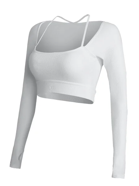 YEAZ Tricou funcțional Club Level' alb