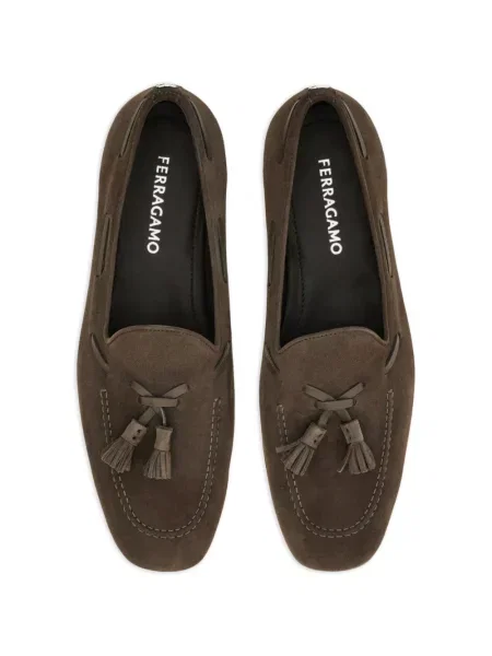 Loafersy Ferragamo hnedá