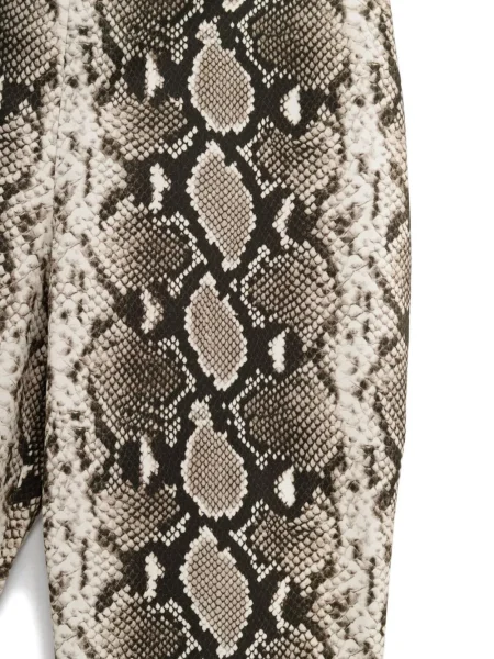 Spodnie Duran Lantink z nadrukiem w wężowy wzór