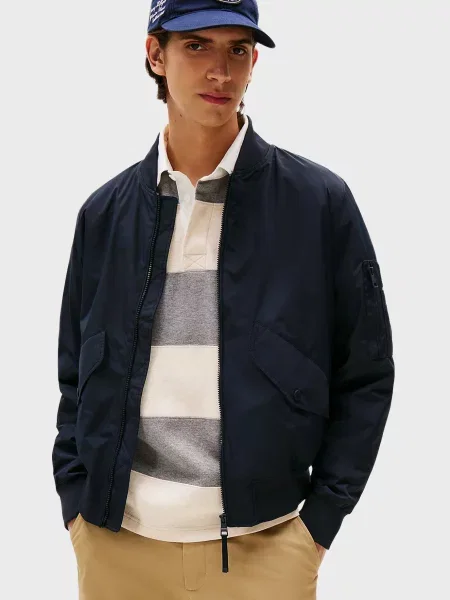 Пакувальний бомбер Tommy Hilfiger синій