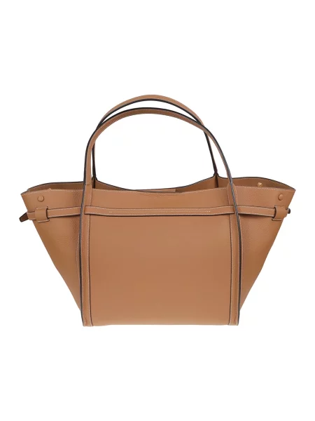 Shopperka Tod's skórzana brązowa