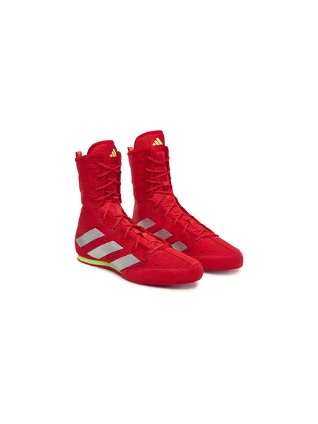 Boxerské topánky adidas Box Hog 4 red červená
