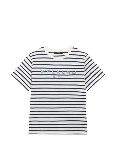 Tricou Weekend Max Mara cu autograf alb