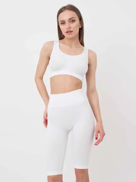 Велосипедки Giulia мікрофібра білий